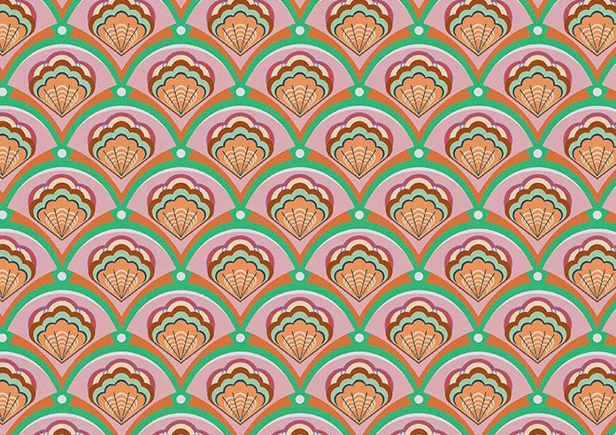 Deco Sea Shells, Strawberry - Made To Measure Curtains - Image 9
